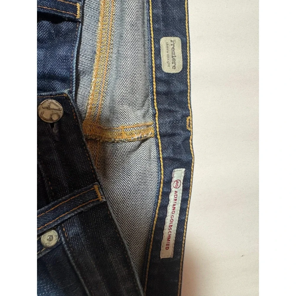 AG Adriano Goldschmied‎ Premiere Jeans Distressed Blue Denim Size 30R